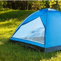 Треккинговая палатка Calviano Acamper Domepack 4 (синий) - Превью изображения №2 — Интернет-магазин Time-Shop