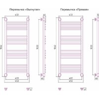 Полотенцесушитель Сунержа Богема+ 1000x400 12-0220-1040 - Превью изображения №3 — Интернет-магазин Time-Shop