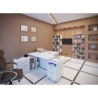 Стол Сокол КСТ-109 правый (дуб сонома/белый) - Превью изображения №3 — Интернет-магазин Time-Shop