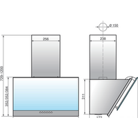 Кухонная вытяжка Elikor Рубин S4 60П-700-Э4Д (антрацит/черный) - Превью изображения №2 — Интернет-магазин Time-Shop
