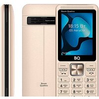 Кнопочный телефон BQ BQ-2455 Boom Quattro (золотистый) - Превью изображения №3 — Интернет-магазин Time-Shop