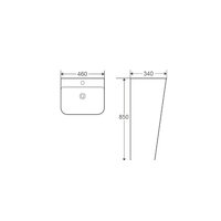 Умывальник WeltWasser LEERBACH 4438 GL-WT - Превью изображения №2 — Интернет-магазин Time-Shop