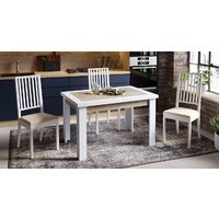 Кухонный стол Трия Хьюстон тип 4 (белый/дуб крафт золото) - Превью изображения №3 — Интернет-магазин Time-Shop