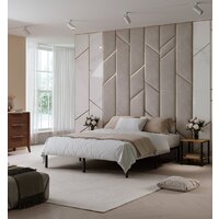 Кровать Домаклево София 180x200 (черный) - Превью изображения №3 — Интернет-магазин Time-Shop