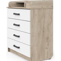 Детский комод Атон Мебель Marvin (дуб крафт серый/белый) - Превью изображения №2 — Интернет-магазин Time-Shop