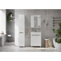  Volna Шкаф с зеркалом Lake 60 L (белый) - Превью изображения №7 — Интернет-магазин Time-Shop