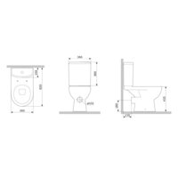 Унитаз напольный AM.PM Gem FlashClean C908600SC - Превью изображения №7 — Интернет-магазин Time-Shop