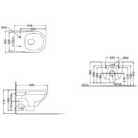 Унитаз подвесной Jaquar CNS-WHT-961SPP - Превью изображения №2 — Интернет-магазин Time-Shop