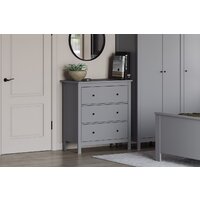 Комод Mio Tesoro Сага 3 ящика 2.08.02.020.4 (серый) - Превью изображения №7 — Интернет-магазин Time-Shop