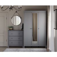 Комод Mio Tesoro Сага 3 ящика 2.08.02.020.4 (серый) - Превью изображения №6 — Интернет-магазин Time-Shop