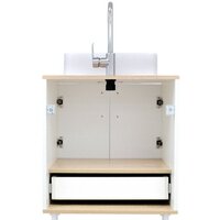  Doratiz Тумба под умывальник Doratiz Гавайи 60 9908.181 (белый/дуб сонома) - Превью изображения №5 — Интернет-магазин Time-Shop