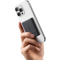 Внешний аккумулятор Baseus PicoGo AM31 Mini Magnetic Power Bank with Stand 20W 5000mAh (черный) - Превью изображения №4 — Интернет-магазин Time-Shop