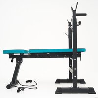 Силовая скамья Calviano 1008 (черный/синий) - Превью изображения №10 — Интернет-магазин Time-Shop