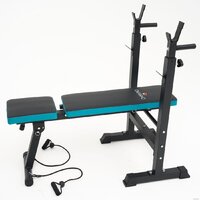 Силовая скамья Calviano 1008 (черный/синий) - Превью изображения №12 — Интернет-магазин Time-Shop