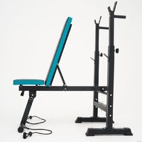 Силовая скамья Calviano 1008 (черный/синий) - Превью изображения №15 — Интернет-магазин Time-Shop