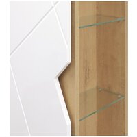  Doratiz Шкаф-пенал Фьорд 40 L 2712.303 (дуб бунратти/белый,с подвесной) - Превью изображения №5 — Интернет-магазин Time-Shop