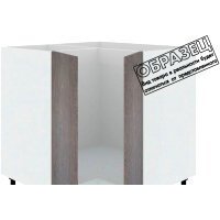 Шкаф напольный Кортекс-мебель Корнелия Лира НШУ без столешницы угловой (оникс) - Превью изображения №2 — Интернет-магазин Time-Shop