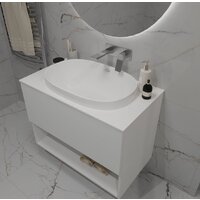  ЗОВ Тумба под умывальник Кито-2 100 2K100LW0MWMC-KP13W (белый матовый) - Превью изображения №7 — Интернет-магазин Time-Shop