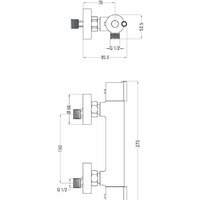 Смеситель Deante Joko BOJ 04BT - Превью изображения №2 — Интернет-магазин Time-Shop