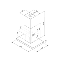 Кухонная вытяжка Smeg KI90XE - Превью изображения №2 — Интернет-магазин Time-Shop
