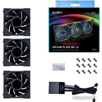 Lian Li Uni Fan TL LCD 120 Triple Pack G99.12TLLCD3B.R0