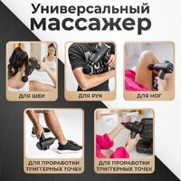 Перкуссионный массажер Calmer Knook Plus K3 (черный) - Превью изображения №5 — Интернет-магазин Time-Shop