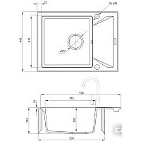 Кухонная мойка Deante Evora ZQJ N11A - Превью изображения №7 — Интернет-магазин Time-Shop