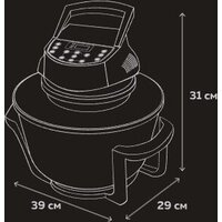 Аэрогриль (аэрофритюрница) GFgril GFA-GL17D - Превью изображения №16 — Интернет-магазин Time-Shop