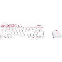 Офисный набор Logitech MK240 Nano 920-008212 (белый) - Превью изображения №2 — Интернет-магазин Time-Shop