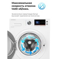 Стиральная машина MAUNFELD MFWM148WH - Превью изображения №6 — Интернет-магазин Time-Shop
