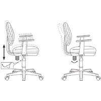 Компьютерное кресло Бюрократ CH-W356AXSN/STICK-VI (фиолетовый) - Превью изображения №5 — Интернет-магазин Time-Shop