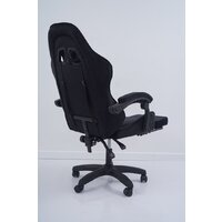 Игровое (геймерское) кресло Calviano 1584 (велюр, черный) - Превью изображения №4 — Интернет-магазин Time-Shop