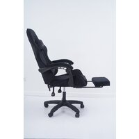 Игровое (геймерское) кресло Calviano 1584 (велюр, черный) - Превью изображения №3 — Интернет-магазин Time-Shop