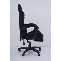 Игровое (геймерское) кресло Calviano 1584 (велюр, черный) - Превью изображения №13 — Интернет-магазин Time-Shop