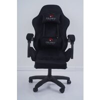 Игровое (геймерское) кресло Calviano 1584 (велюр, черный) - Превью изображения №10 — Интернет-магазин Time-Shop