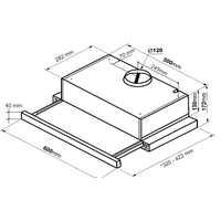 Кухонная вытяжка Korting KHP 6617 RN - Превью изображения №2 — Интернет-магазин Time-Shop