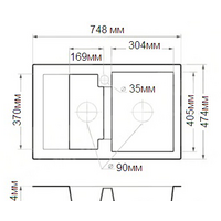 Кухонная мойка БелЭворс Forma (черный) - Превью изображения №2 — Интернет-магазин Time-Shop