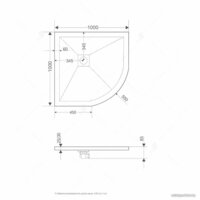 Душевой поддон RGW ST/R-W 16153100-01 100x100 - Превью изображения №2 — Интернет-магазин Time-Shop