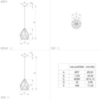 Подвесная люстра Eglo Carlton 43815 - Превью изображения №6 — Интернет-магазин Time-Shop