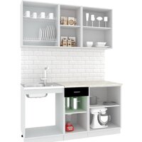 Готовая кухня Кортекс-мебель Корнелия Экстра 1.6м (дуб сонома/королевский опал) - Превью изображения №3 — Интернет-магазин Time-Shop