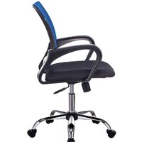 Офисное кресло Бюрократ CH-695N/SL/BL/TW-11 (черный/синий) - Превью изображения №3 — Интернет-магазин Time-Shop
