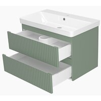  Brevita Тумба под умывальник Victory 80 VIC-09080-0802Я (зеленый матовый) - Превью изображения №4 — Интернет-магазин Time-Shop