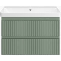 Brevita Тумба под умывальник Victory 80 VIC-09080-0802Я (зеленый матовый)