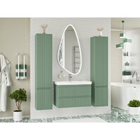  Brevita Тумба под умывальник Victory 80 VIC-09080-0802Я (зеленый матовый) - Превью изображения №5 — Интернет-магазин Time-Shop