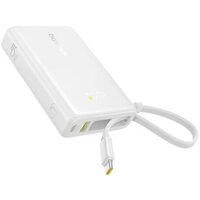 Внешний аккумулятор Baseus Picogo PPPG-1W45C Digital Display Power Bank 45W 10000mAh (белый) - Превью изображения №2 — Интернет-магазин Time-Shop