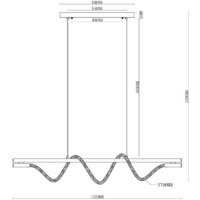 Подвесная люстра Moderli True V10680-PL - Превью изображения №5 — Интернет-магазин Time-Shop