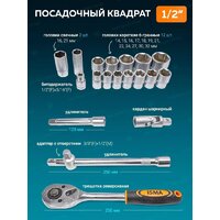 Универсальный набор инструментов ISMA 4821-5(50773) - Превью изображения №13 — Интернет-магазин Time-Shop