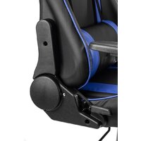 Игровое (геймерское) кресло Mio Tesoro Winner 8051 (черный/синий) - Превью изображения №8 — Интернет-магазин Time-Shop