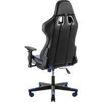 Игровое (геймерское) кресло Mio Tesoro Winner 8051 (черный/синий) - Превью изображения №5 — Интернет-магазин Time-Shop