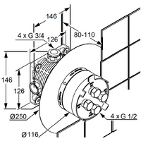 Монтажная коробка Kludi Flexx Boxx 88011 - Превью изображения №3 — Интернет-магазин Time-Shop